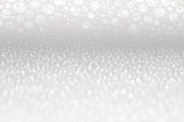 Viele Kleine Luftblasen Klaren Wasser — Stockfoto