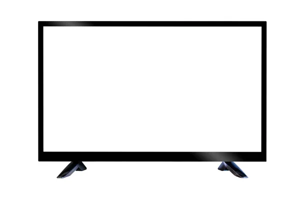 テレビのフラット スクリーン Lcd ワイド スクリーン ディスプレイ デバイスにプレゼンテーションを表示 — ストック写真