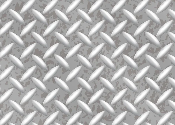 Patrón Textura Metal Fondo Placa Aluminio Ilustración Vectorial — Vector de stock