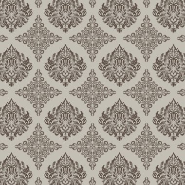 Retro duvar kağıdı ve arka plan, desen renk örnekleri için vintage seamless modeli