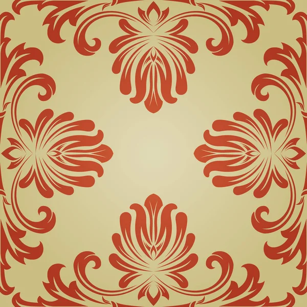 レトロな壁紙 スウォッチのパターンのビンテージ パターン — ストックベクタ