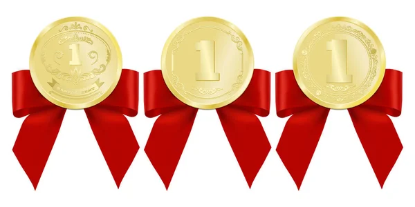 Emblemas de ouro de luxo —  Vetores de Stock