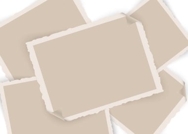 yırtık kağıt çerçevesi