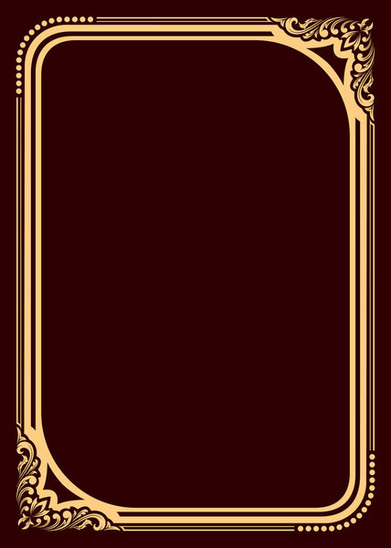 decorative frame in vintage style