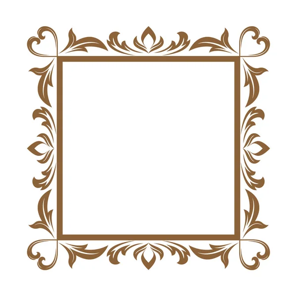 Decoratief frame in vintage stijl — Stockvector