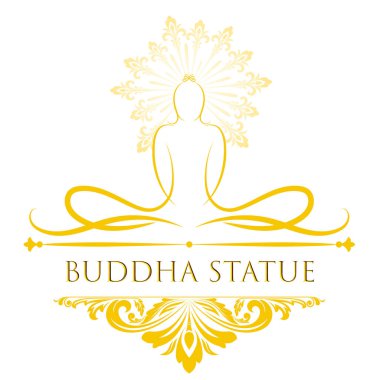 buddha statue clipart