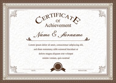 diploma vintage clipart