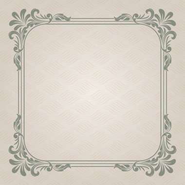 vintage dekoratif çerçeve