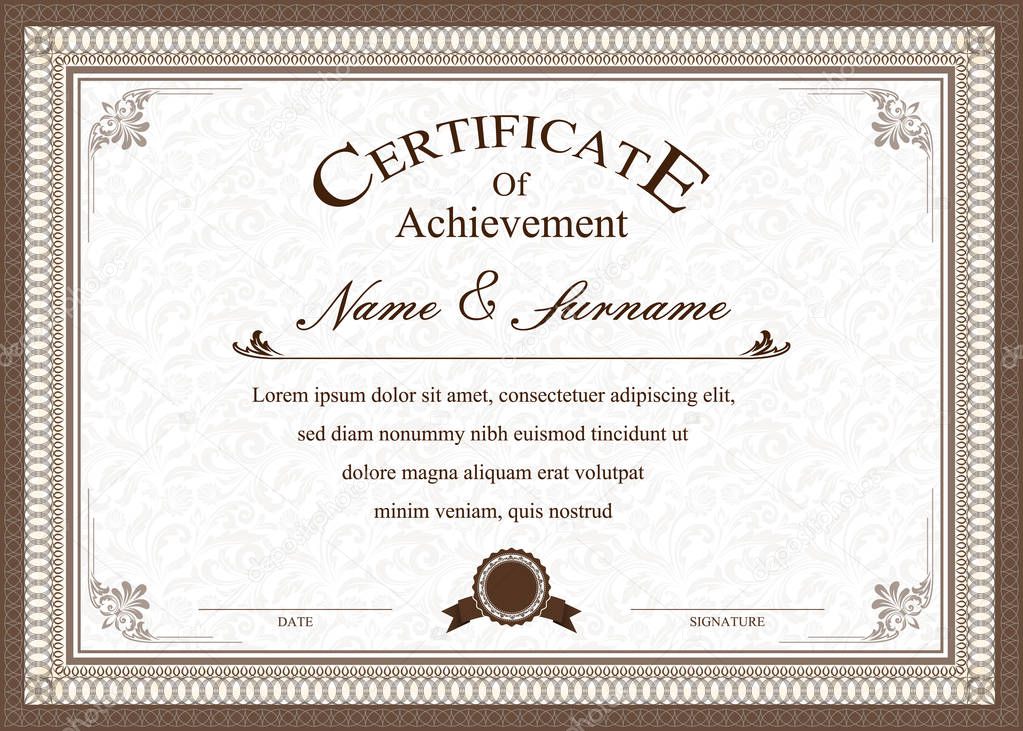 diploma vintage