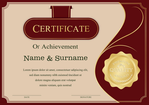 винтажный стиль диплома
