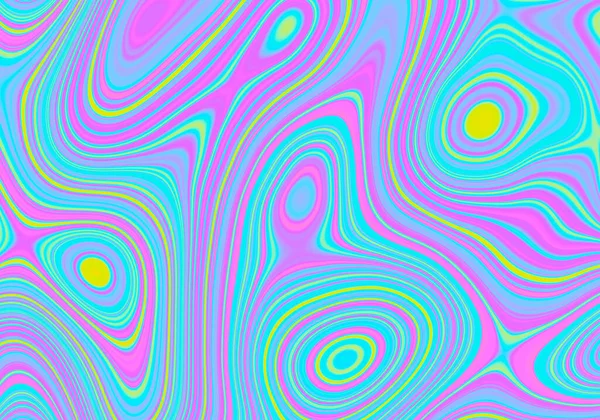 Waves Colorful Abstract Background Render — Stock Photo, Image