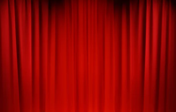 red theater curtain background. 3D rendering