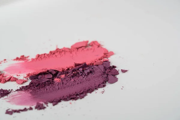 Eye Shadow Powder Pink Violet Colors — Stock Photo, Image