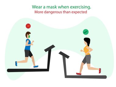 Koşarken maske takın. Beklediğimden daha tehlikeli.