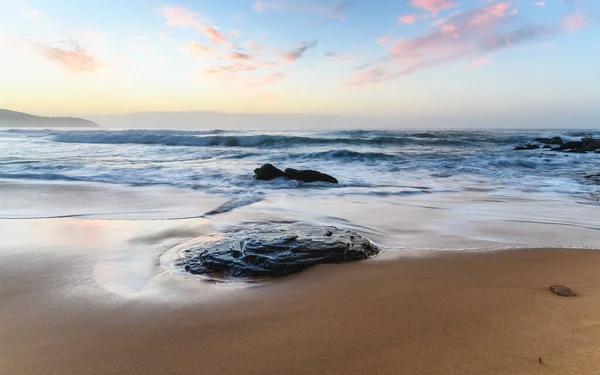 Sunrise Seascape Rocks Killcare Beach Central Coast Nsw Ausztrália — Stock Fotó
