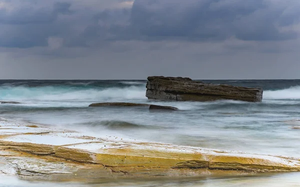 Capturando Amanecer Desde Skillion Terrigal Costa Central Nsw Australia — Foto de Stock