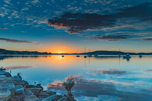 Wasserlandschaft Von Der Koolewong Waterfront Der Central Coast Nsw Australien — Stockfoto