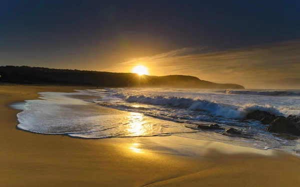 Capturer Lever Soleil Killcare Beach Sur Côte Centrale Nsw Australie — Photo