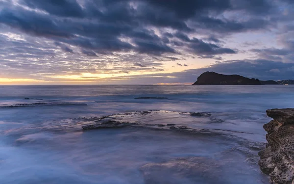 Capturing Sunrise Pearl Beach Central Coast Nsw Australia — Stock Photo, Image