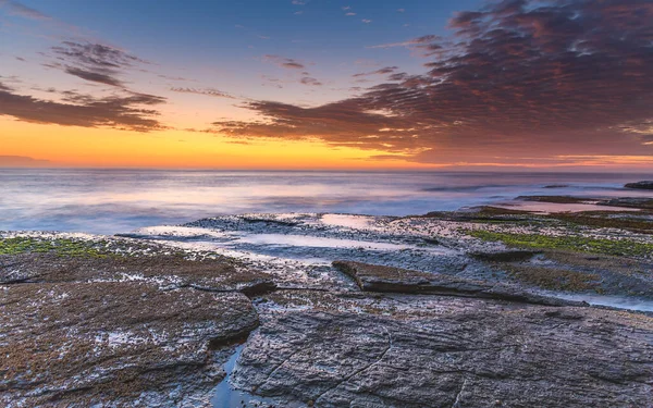 Capturando Amanecer Desde Skillion Terrigal Costa Central Nsw Australia — Foto de Stock