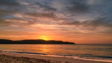 Ocean Beach 'ten Sunrise Seascape, Umina, NSW, Avustralya