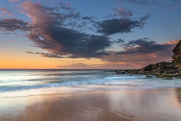 Сонячне Сходження Море Пляжу Кіллеро Центральному Узбережжі Nsw Австралія — стокове фото