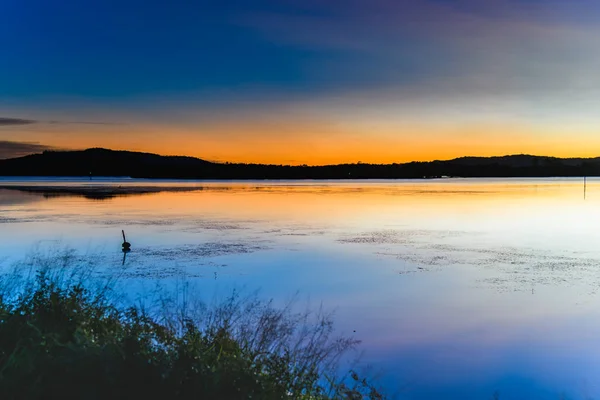 Paisaje Acuático Gentle Sunrise Woy Woy Waterfront Costa Central Nsw — Foto de Stock