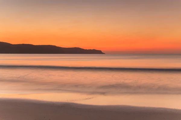 Summer Sunrise Seascape Umina Beach Central Coast Nsw Australia — 스톡 사진