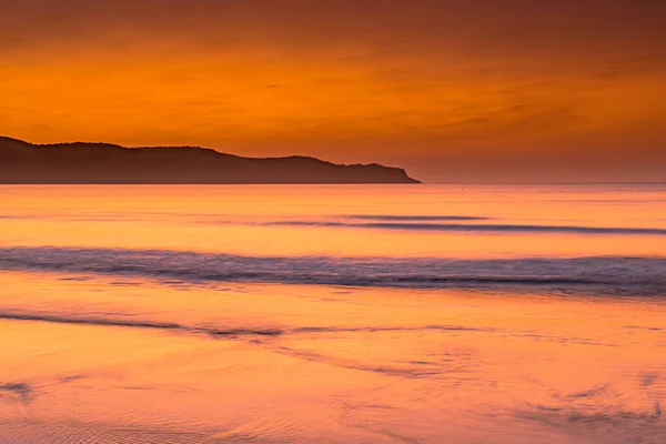 Summer Sunrise Seascape Umina Beach Central Coast Nsw Austrália — Fotografia de Stock