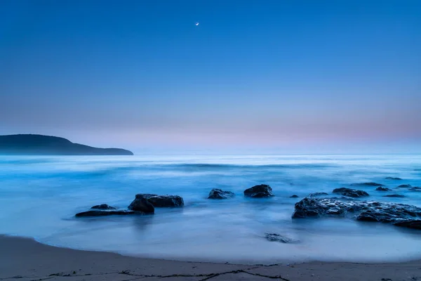 Central Coast Nsw Avustralya Daki Killcare Plajında Canlı Yayında Mavi — Stok fotoğraf
