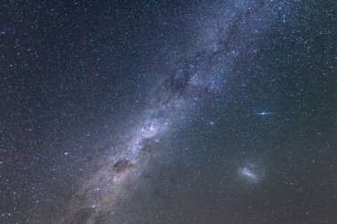 Avustralya, NSW 'nin Yukarı Avcı Bölgesi' ndeki Gresford 'dan Samanyolu..