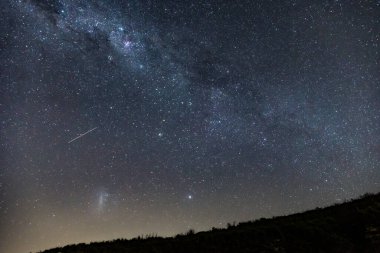 Milky Way from Killcare Beach on the Central Coast of NSW, Australia. clipart