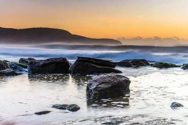 Sunrise Seascape Beach Killcare Beach Sur Côte Centrale Nsw Australie — Photo