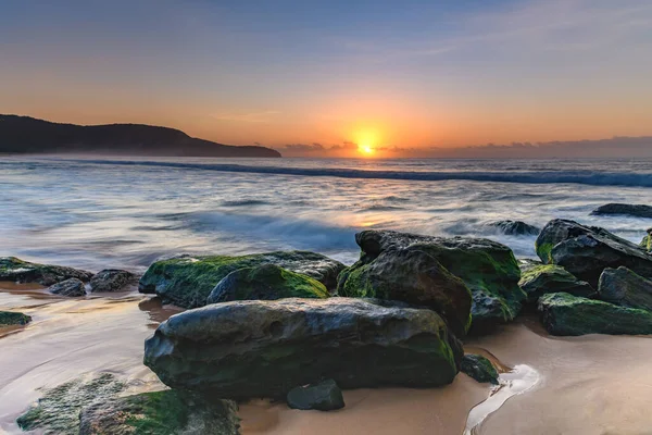 Sunrise Seascape Beach Killcare Beach Central Coast Nsw Austrália — Fotografia de Stock