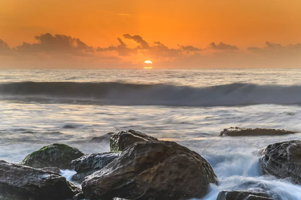 Sunrise Seascape Beach Killcare Beach Central Coast Nsw Australia — Foto de Stock
