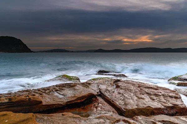 Захват Восхода Солнца Перл Бич Центральном Побережье Новый Южный Уэльс — стоковое фото