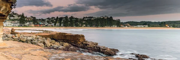 Capturando Amanecer Desde Avoca Beach Costa Central Nsw Australia — Foto de Stock