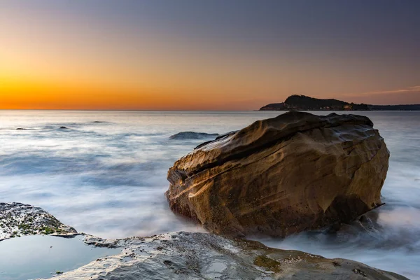 Clear Skies Sunrise North Pearl Beach Central Coast Nsw Australia — Stock Photo, Image