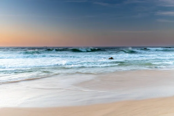 Sunrise Seascape Vid Stranden Från Redhead Beach Central Coast New — Stockfoto