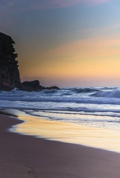 Sonnenaufgang Strand Von Redhead Beach Der Zentralküste Von New South — Stockfoto