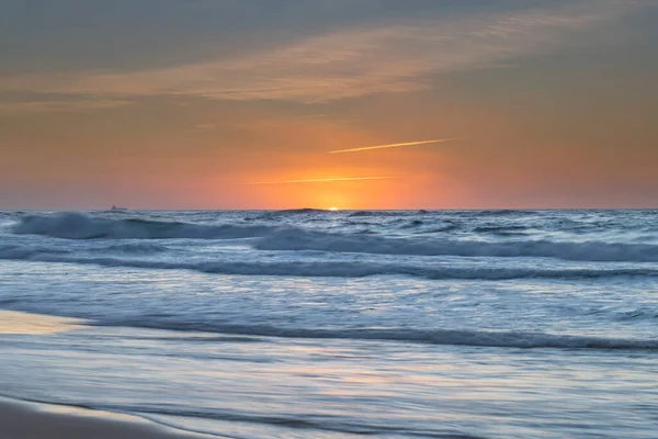 Sunrise Seascape Beach Redhead Beach Sulla Costa Centrale Del Nuovo — Foto Stock