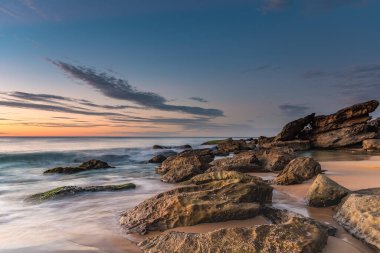 Central Coast, NSW, Avustralya 'daki Killcare Sahili' nden deniz manzaralı..
