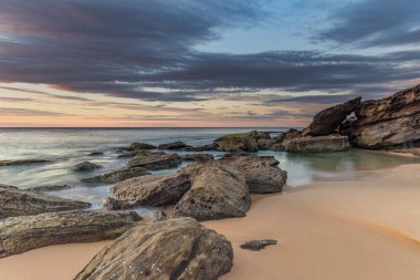 Central Coast, NSW, Avustralya 'daki Killcare Sahili' nden deniz manzaralı..