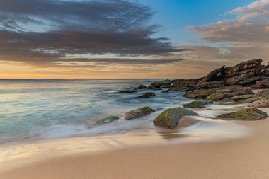 Central Coast, NSW, Avustralya 'daki Killcare Sahili' nden deniz manzaralı..