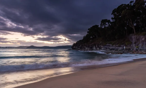 Central Coast Nsw Avustralya Daki Pearl Beach Ten Yüksek Gelgit — Stok fotoğraf