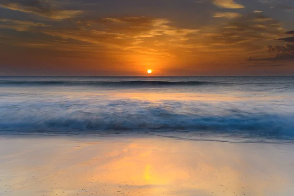 Capturer Lever Soleil Killcare Beach Sur Côte Centrale Nsw Australie — Photo