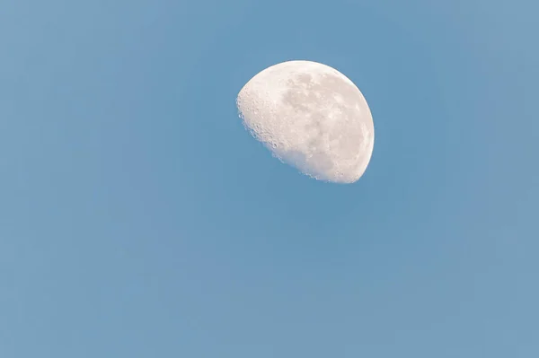 Waning Gibbous Maan Vroege Ochtend Woy Woy Nsw Australië — Stockfoto