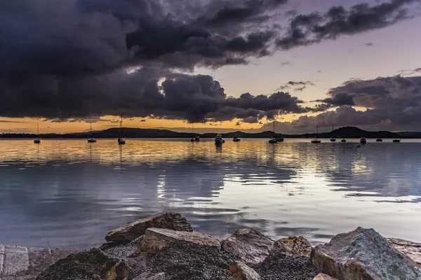 Capturing Sunrise Koolewong Waterfront Central Coast Nsw Australia — Stock Photo, Image