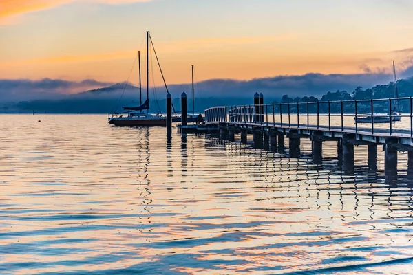 Aufnahme Des Sonnenaufgangs Vom Couche Park Koolewong Der Zentralküste Nsw — Stockfoto