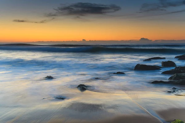 Capturando Amanecer Desde Killcare Beach Costa Central Nsw Australia — Foto de Stock